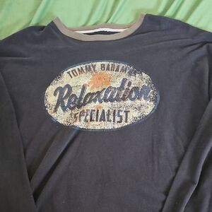 Tommy Bahama Navy Long Sleeve Tee